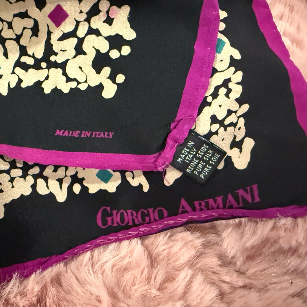Vintage Giorgio Armani Silk Scarf